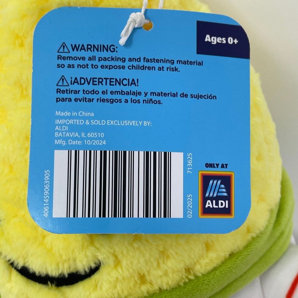 NWT ALDI Play‎ Produce Crew Carter Corn Cob Plush - Picture 8 of 12